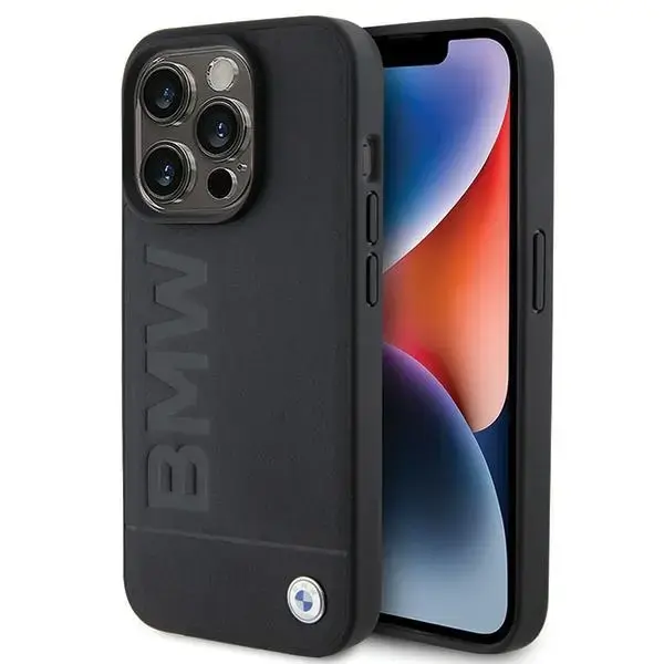 BMW telefona maciņš priekš iPhone 15 Pro Max melns