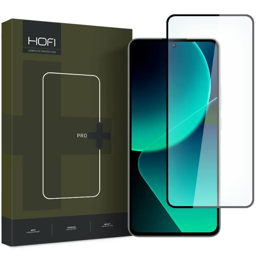 HOFI GLASS PRO+ XIAOMI 13T | 13T PRO BLACK TEMPERED GLASS