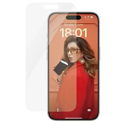 PanzerGlass Classic Fit grūdintas stiklas telefonui iPhone 15 Pro 6.1
