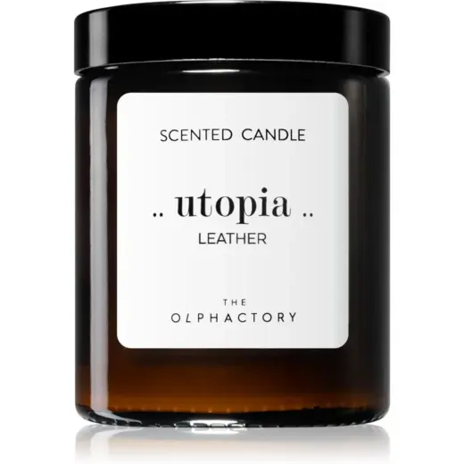 The Olphactory, Utopia Leather, Leather, Scented Candle, 135 g