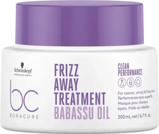 Schwarzkopf Bc Clean Frizz Away Treatment 200Ml in Clear