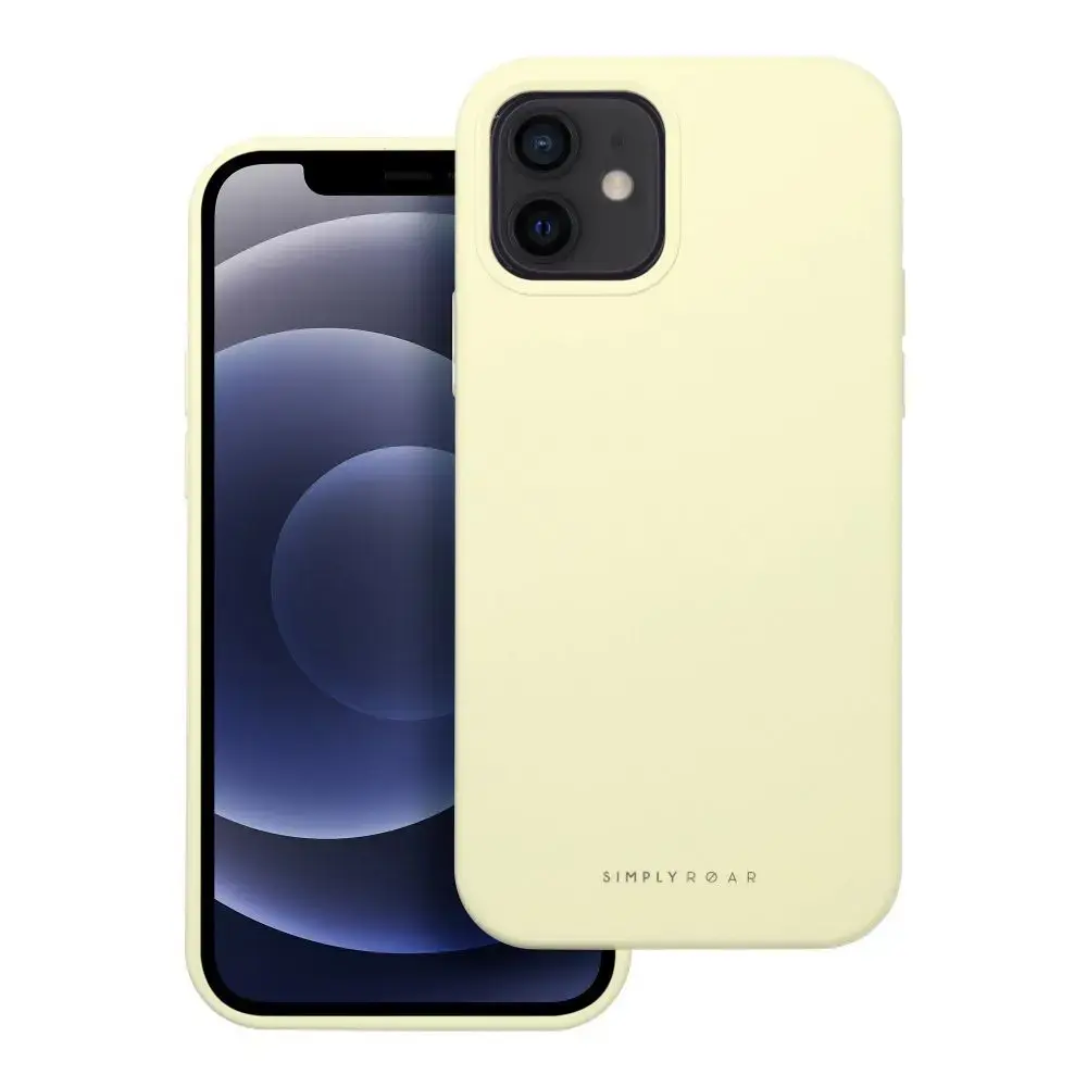 ROAR case CLOUD SKIN for IPHONE 12 Light Yellow