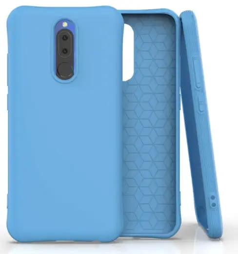 Fusion Solaster Back Case Silikona Aizsargapvalks Priekš Xiaomi Redmi 8 | 8A Zils