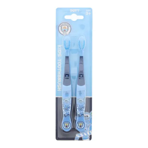 Set Duo, Epl, Manchester City, Toothbrush, Blue, 2 pcs