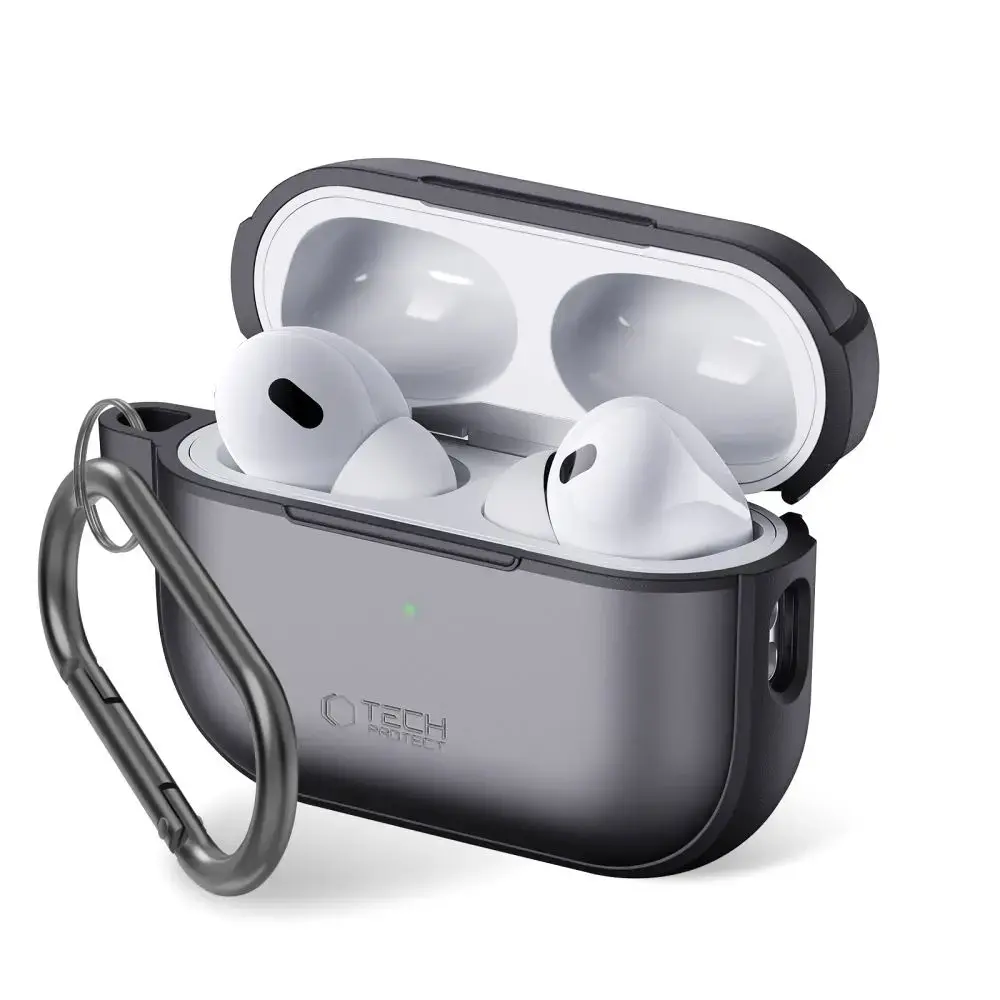 TECH-PROTECT MAGMAT APPLE AIRPODS PRO 1 | 2 MATĒTS MELNS