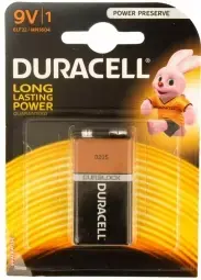 Duracell MN 1604 Basic (6LR61) Blistera iepakojumā 1gb.