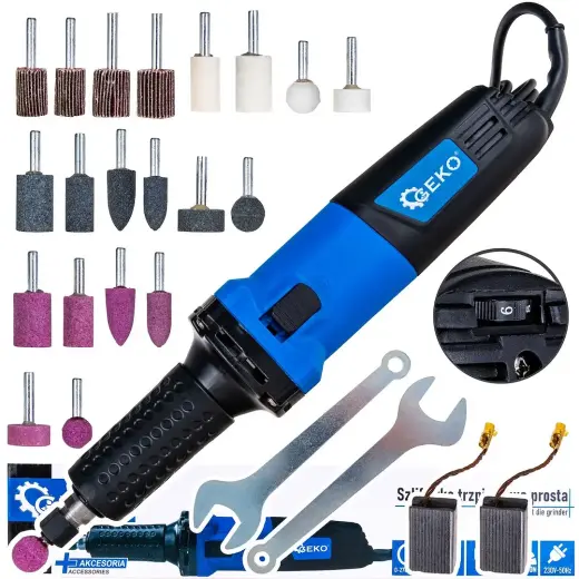 700W 6mm Electric Straight Die Grinder with Speed Regulation