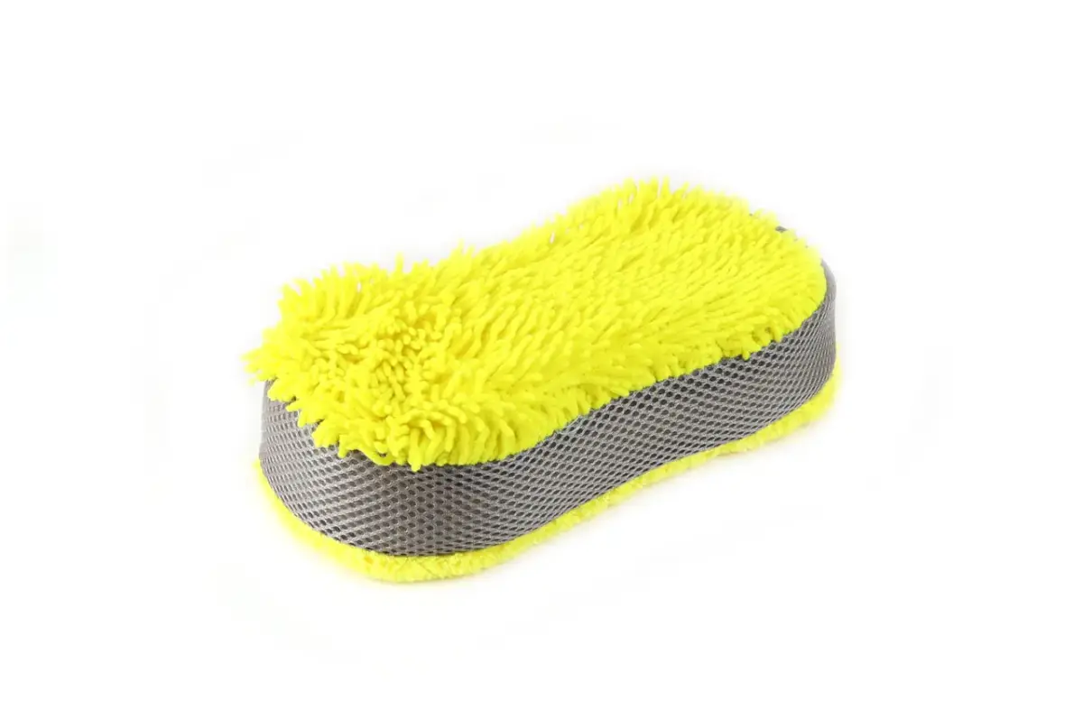Microfiber yellow sponge 63g 23x10,5x5cm