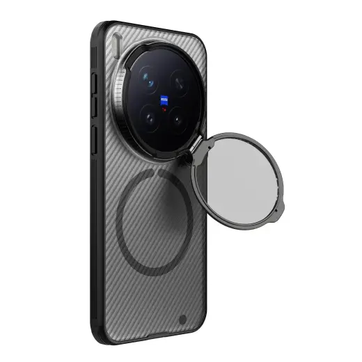 Nillkin CamShield Prop Magnetic Case for Vivo X300 Pro Transparent Black