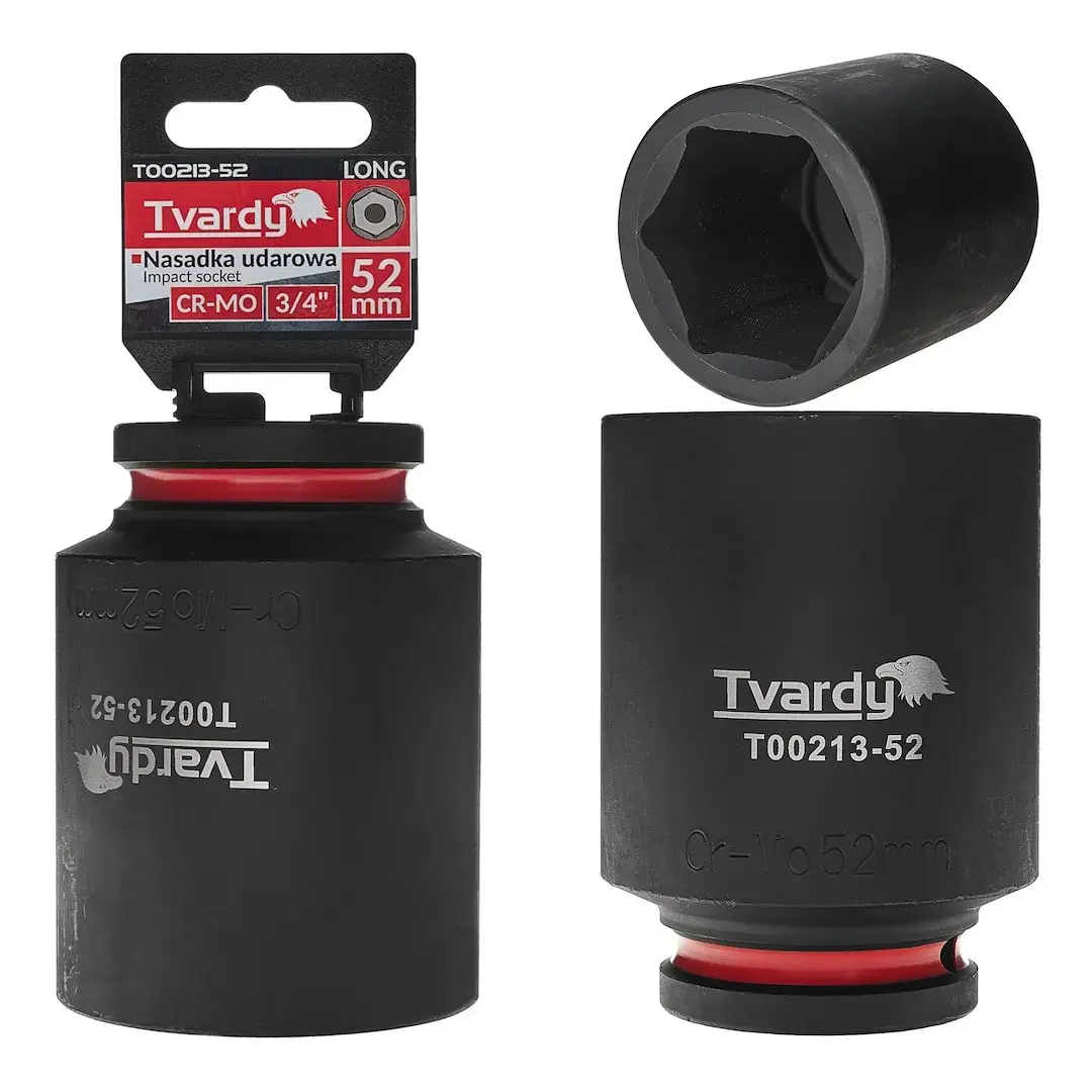 Deep impact socket 3/4" 6PT 52mm CR-MO