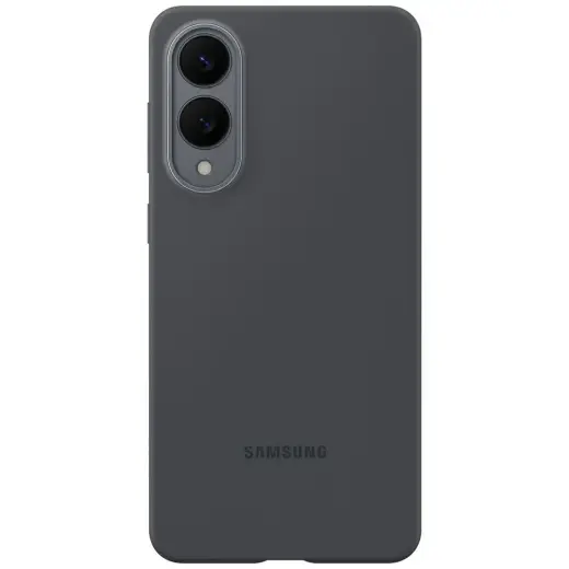 Samsung silikona telefona maciņš priekš Samsung Galaxy S25 Edge melns
