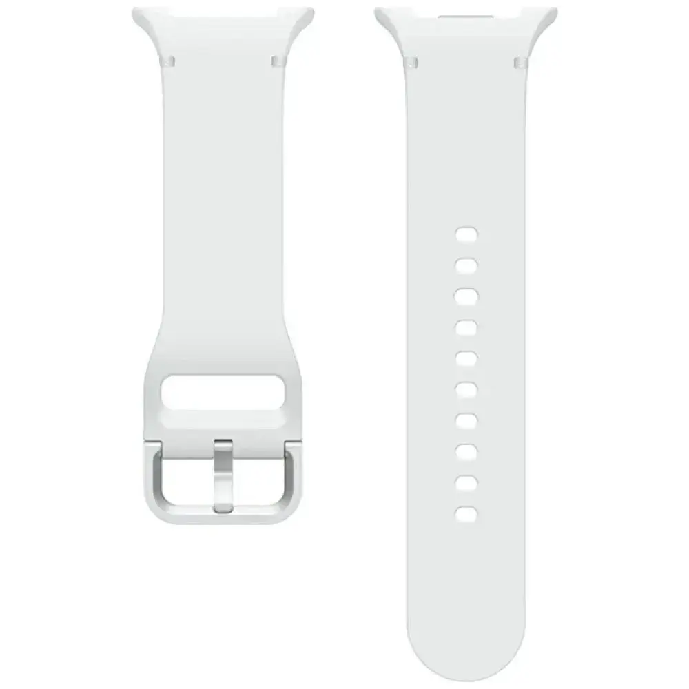 Samsung Sport viedpulksteņa siksniņa priekš Samsung Galaxy Watch 8/8 Classic | silikons | balta