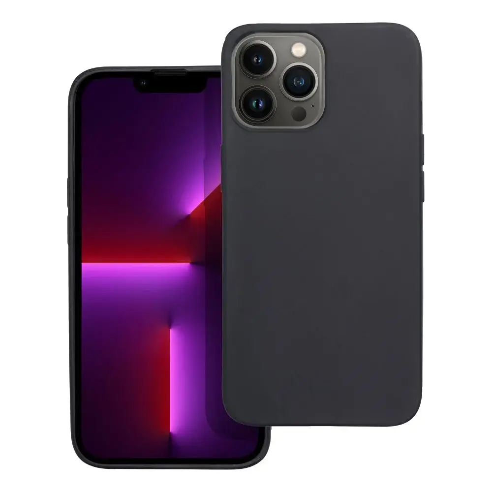Matt maciņš telefonam iPhone 13 Pro Max melns