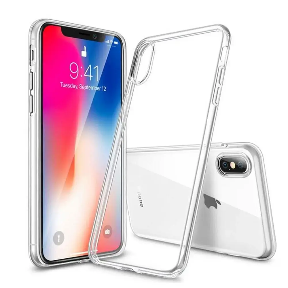 Clear 2 mm maciņš telefonam iPhone XS Max caurspīdīgs