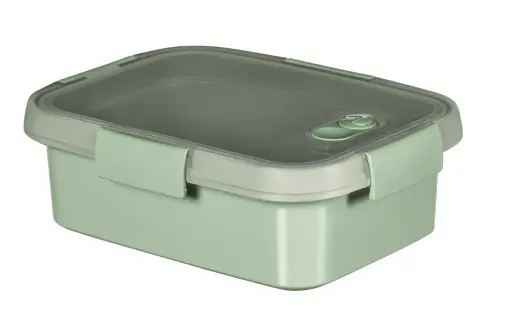 Контейнер для еды Lunch прямоугольный 1л Smart Eco To Go 20x15x7cm светло-зеленый