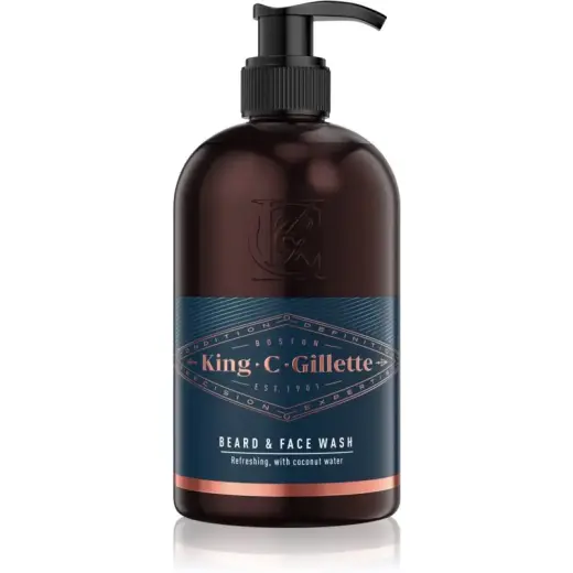 Gillette King C. Beard and Face Shampoo for Beard 350 Ml