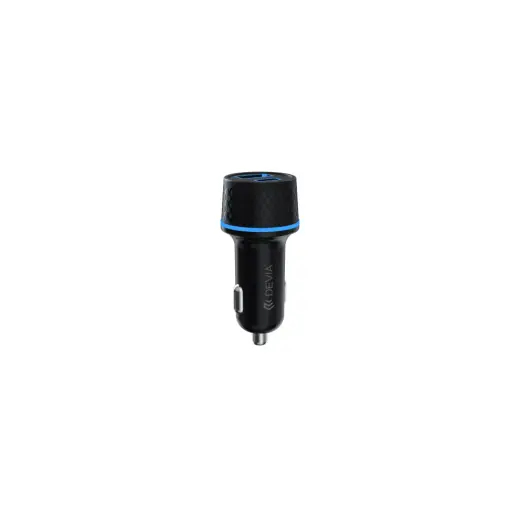 Devia car charger Extreme PD QC 3.0 52,5W 1x USB-C 1x USB black