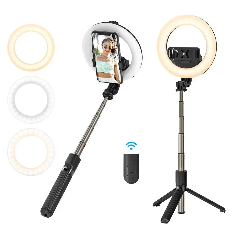 Selfie stick | tripod 3in1 BlitzWolf BW-BS8 Pro with LED ring