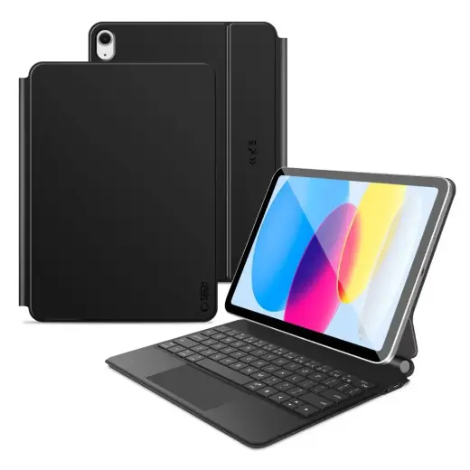 Tech-Protect SmartCase чехол-книжка с клавиатурой и поддержкой MagSafe для iPad A14 (2022) | iPad A16 (2025) чёрный