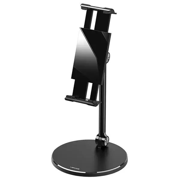 USAMS Uchwyt biurkowy na telefon|tablet czarny|black ZJ057ZJ01 (US-ZJ057) Metal