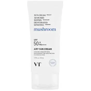VT Cosmetics Airy Sun Mushroom Cream SPF 50+ - Zklidňující krém 50ml