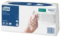 Hand towels TORK Universal C-fold, 2-ply, 120 towels, 27.5 x 24 cm, unbleached