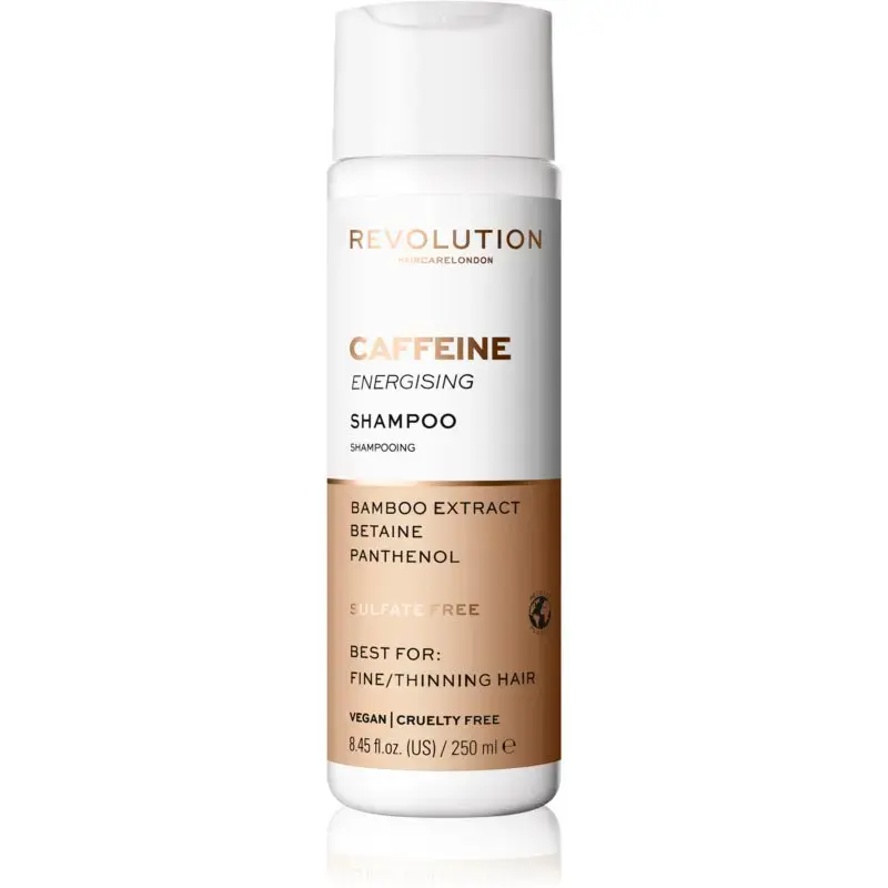 Revolution Haircare, Caffeine, Hair Shampoo, Gentle Cleansing, 250 ml