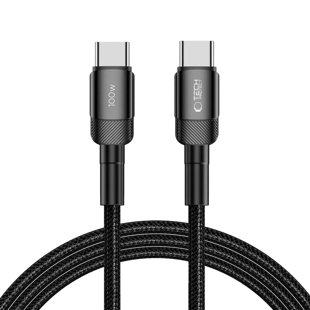 Tech-Protect UltraBoost Evo USB-C | USB-C PD cable 100W 5A 2m - black