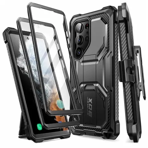 Supcase IBLSN ARMORBOX 2-SET GALAXY S23 ULTRA BLACK