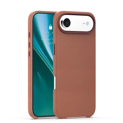 Etteri Elegant Mag telefono dėklas su MagSafe palaikymu iPhone 17 Air rudas