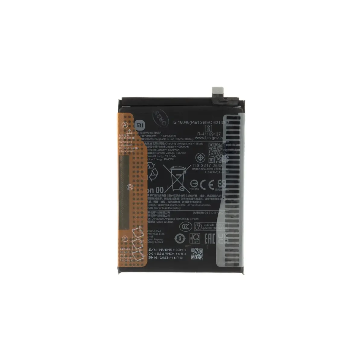 BN5P Xiaomi Original Battery 5000mAh (Service Pack)