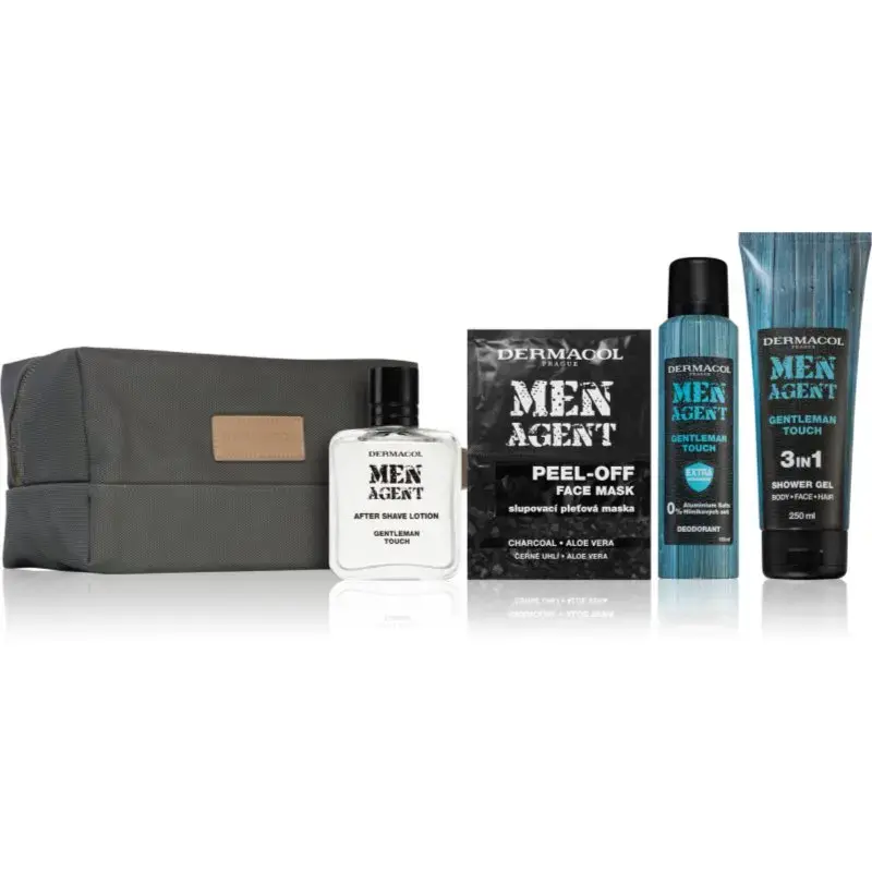 Dermacol Men Agent Gentleman Touch Gift Set for Body and Face for Men