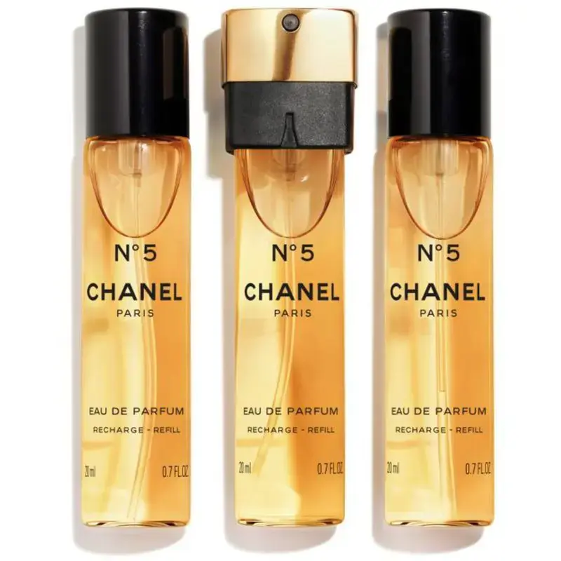 CHANEL N5 Eau De Parfum Twist and Spray 3x20ml - None