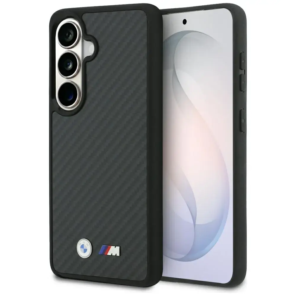 BMW M Kevlar Logo maciņš ar MagSafe atbalstu telefonam Samsung Galaxy S26 (S942) melns