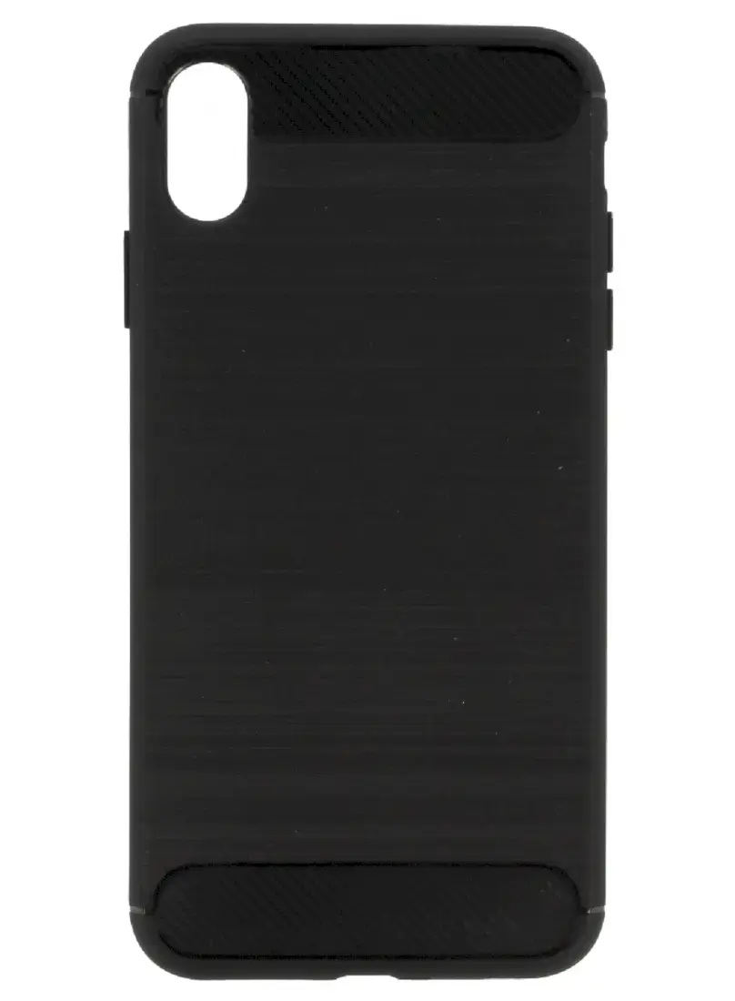 Fusion Trust Back Case Silicone Case For Apple iPhone XR Black