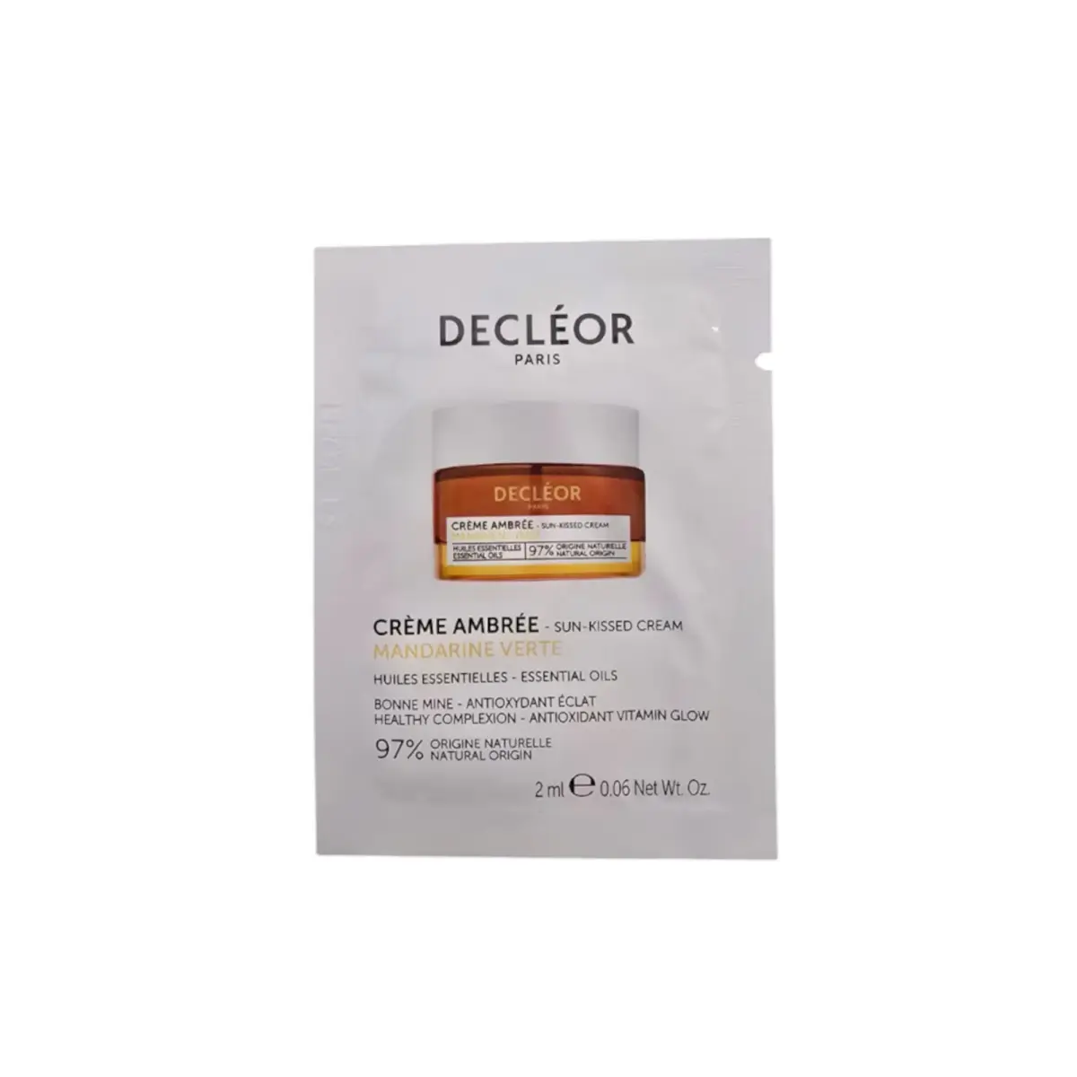 Decleor, Aromessence - Green Mandarin Sun-Kissed Glow, Essential Oils, Smoothing, Tinted Moisturizer, 2 ml *Sample