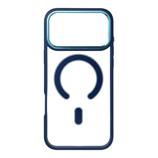 Color Edge Mag telefoni ümbris MagSafe toega iPhone 17 Pro Max sinine