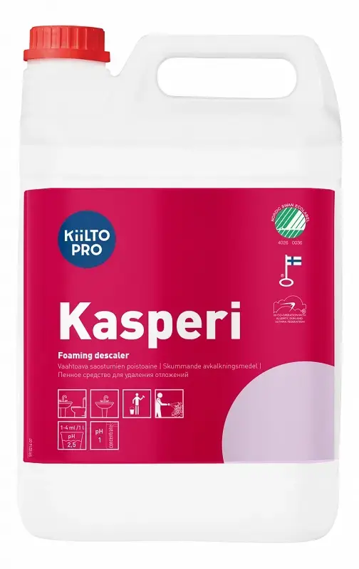 Kiilto Kasperi, Sanitāro telpu tīrīšanas koncentrāts rūsas noņemšanai, 5l