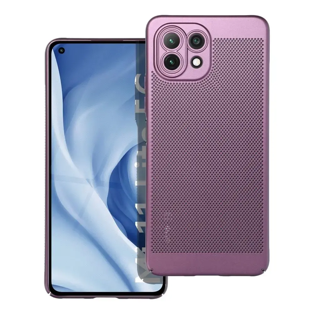 Case for Xiaomi Mi 11 Lite 5G / Mi 11 Lite LTE 4G / Mi 11 Lite NE Breezy fioletowy