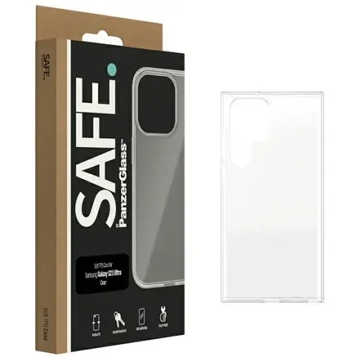 SAFE by PanzerGlass Sam S23 Ultra S918 Hardcase przezroczysty|transparent SAFE95322