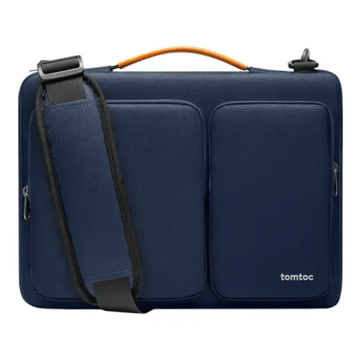 tomtoc Defender-A42 portatīvā datora soma 13.3"/14" tumši zila