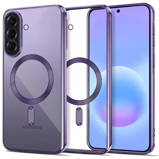 Tech-Protect MagFlex telefono dėklas su MagSafe palaikymu Samsung Galaxy A37 (A376) violetinis