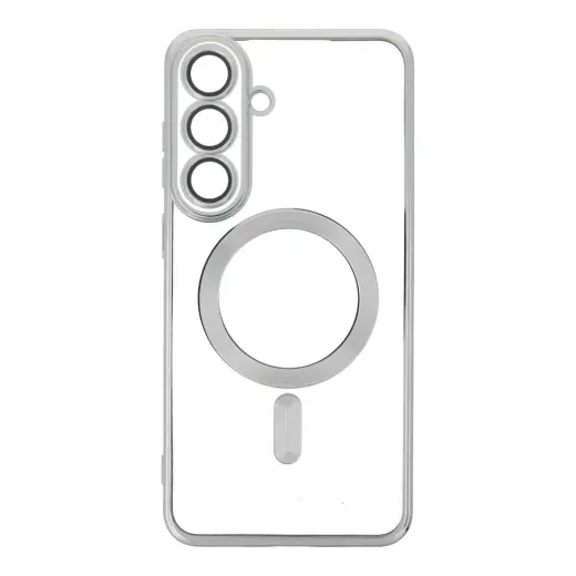 Electro чехол с поддержкой MagSafe для телефона Samsung Galaxy S26 FE (S741) серебряный