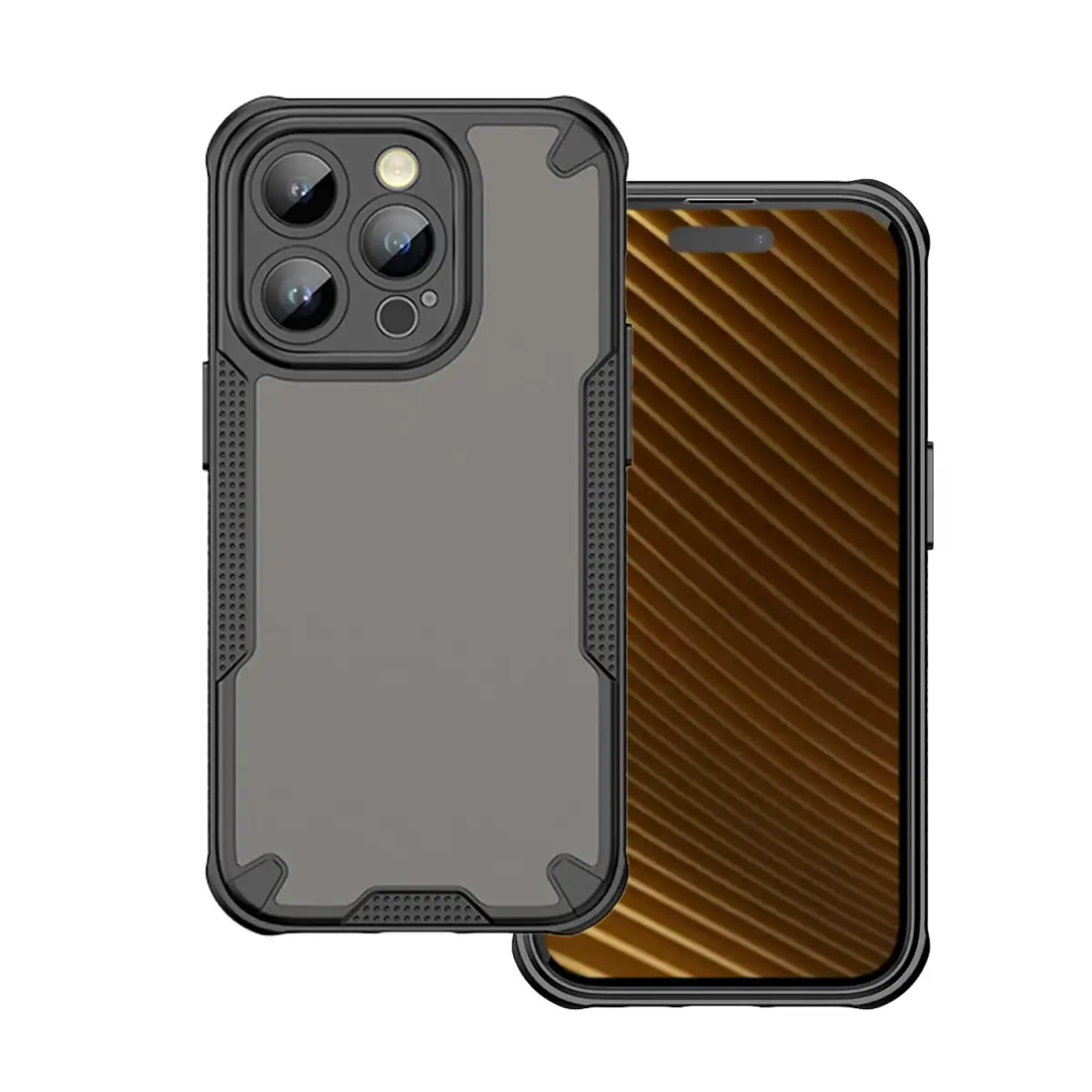 Defender Matt case for iPhone 17 Pro Max 6,9" black