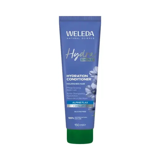 Weleda Hydra Shine Pflegespülung Alpen-Lein 150 Ml Haarspülung