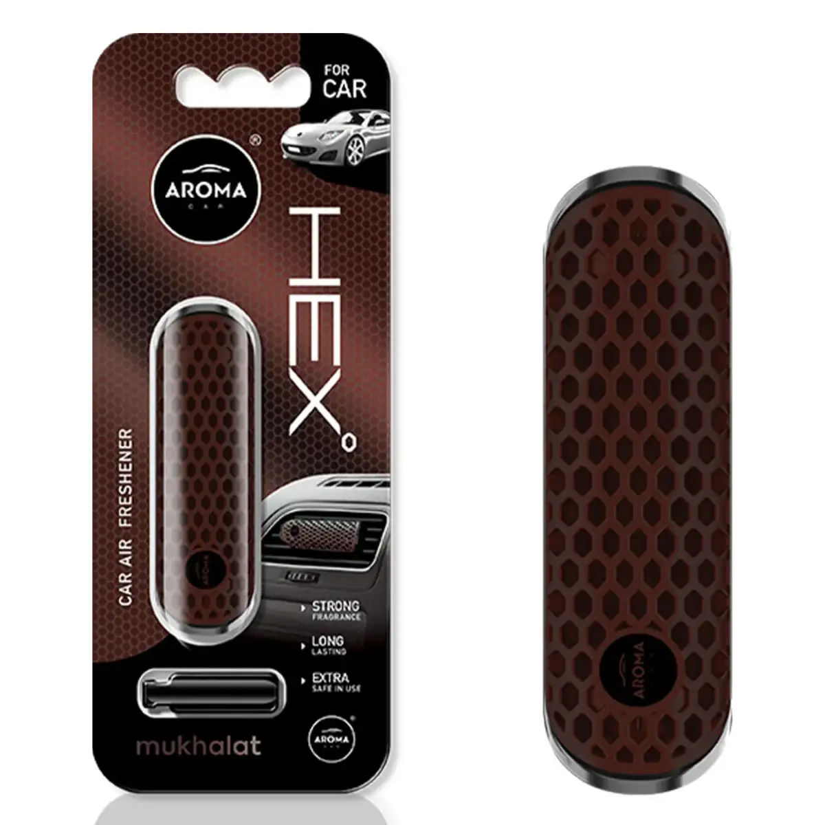 Car air freshener AROMA FANCY SHAPES POLYMER HEX Mukhalat