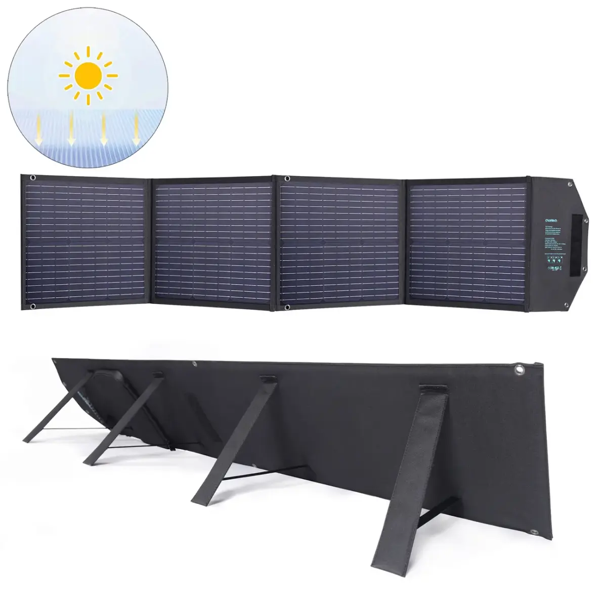 Choetech SC009-V2 зарядное устройство | 100W | PD, QC | USB-C, USB-A | черное