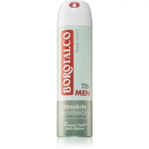Borotalco Invisible Deodorant Spray for Men (Spray Deo) 150 Ml