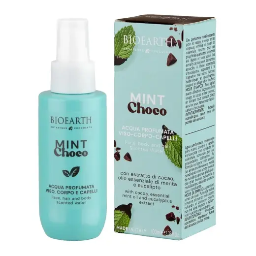Bioearth, Mint Choco, Refreshing, Mist Spray, For Body, Face & Hair, 100 ml