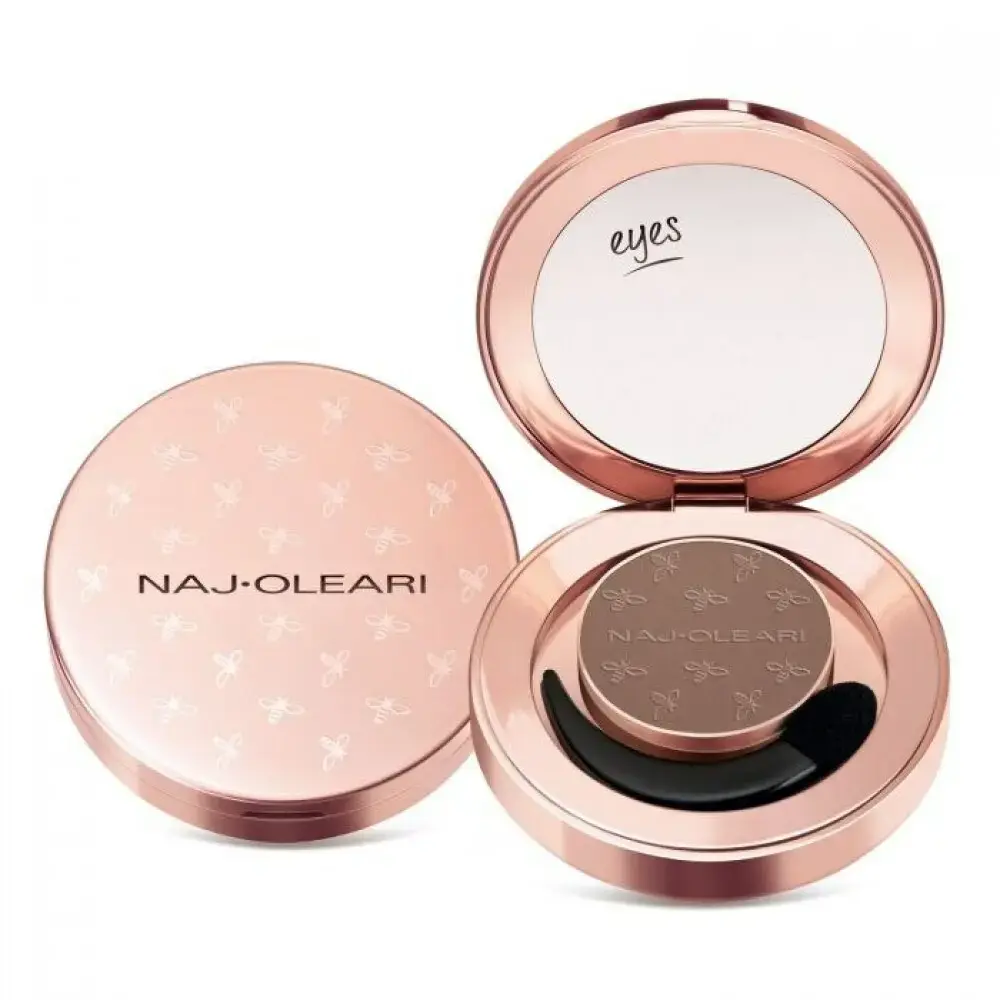 Naj Oleari, Colour Fair, Eyeshadow Powder, 10, Ebony, 2 g